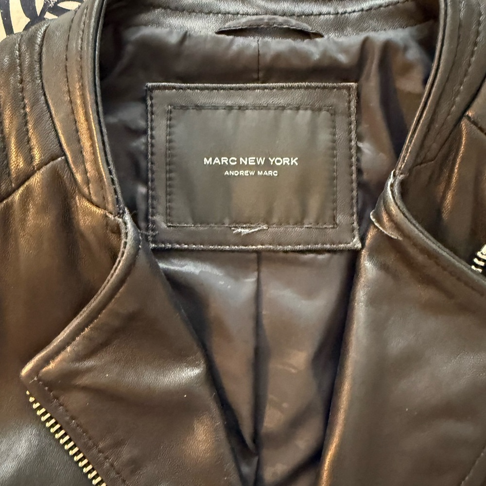 Marc New York Dark Leather Jacket